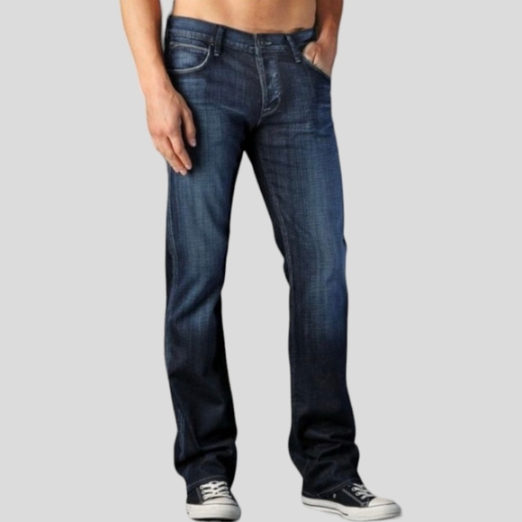 HUDSON Clifton Flap Pocket Bootcut Jeans Wickman Wash Men's 36 - Picture 1 of 16
